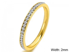 HY Wholesale Rings Jewelry 316L Stainless Steel Popular Rings-HY0127R007