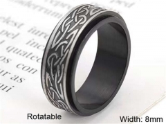 HY Wholesale Rings Jewelry 316L Stainless Steel Popular Rings-HY0125R068