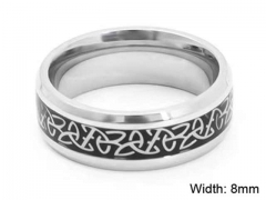 HY Wholesale Rings Jewelry 316L Stainless Steel Popular Rings-HY0125R060