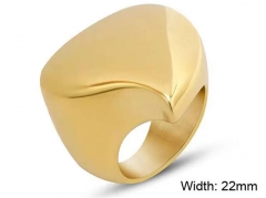 HY Wholesale Rings Jewelry 316L Stainless Steel Popular Rings-HY0124R221