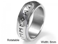 HY Wholesale Rings Jewelry 316L Stainless Steel Popular Rings-HY0125R102