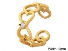 HY Wholesale Rings Jewelry 316L Stainless Steel Popular Rings-HY0124R249