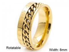 HY Wholesale Rings Jewelry 316L Stainless Steel Popular Rings-HY0125R025