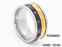 HY Wholesale Rings Jewelry 316L Stainless Steel Popular Rings-HY0125R055