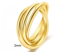 HY Wholesale Rings Jewelry 316L Stainless Steel Popular Rings-HY0127R218