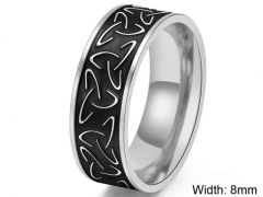 HY Wholesale Rings Jewelry 316L Stainless Steel Popular Rings-HY0127R086
