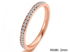 HY Wholesale Rings Jewelry 316L Stainless Steel Popular Rings-HY0127R006