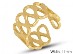 HY Wholesale Rings Jewelry 316L Stainless Steel Popular Rings-HY0124R140