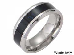 HY Wholesale Rings Jewelry 316L Stainless Steel Popular Rings-HY0127R043