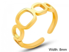 HY Wholesale Rings Jewelry 316L Stainless Steel Popular Rings-HY0124R174