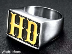 HY Wholesale Rings Jewelry 316L Stainless Steel Popular Rings-HY0140R130