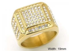 HY Wholesale Rings Jewelry 316L Stainless Steel Popular Rings-HY0140R098
