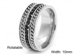 HY Wholesale Rings Jewelry 316L Stainless Steel Popular Rings-HY0125R082