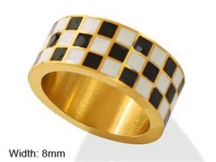 HY Wholesale Rings Jewelry 316L Stainless Steel Popular Rings-HY0124R241