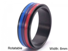 HY Wholesale Rings Jewelry 316L Stainless Steel Popular Rings-HY0127R020