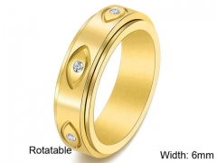 HY Wholesale Rings Jewelry 316L Stainless Steel Popular Rings-HY0127R071