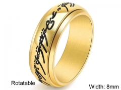 HY Wholesale Rings Jewelry 316L Stainless Steel Popular Rings-HY0127R209