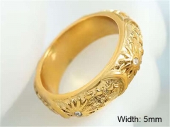 HY Wholesale Rings Jewelry 316L Stainless Steel Popular Rings-HY0124R205