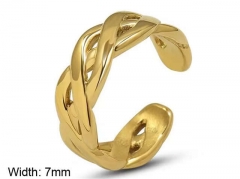 HY Wholesale Rings Jewelry 316L Stainless Steel Popular Rings-HY0124R141