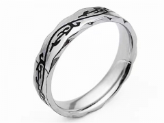 HY Wholesale Rings Jewelry 316L Stainless Steel Popular Rings-HY0141R007