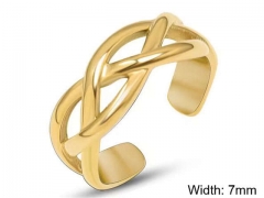 HY Wholesale Rings Jewelry 316L Stainless Steel Popular Rings-HY0124R266