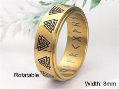 HY Wholesale Rings Jewelry 316L Stainless Steel Popular Rings-HY0125R009
