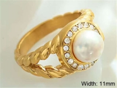 HY Wholesale Rings Jewelry 316L Stainless Steel Popular Rings-HY0124R286