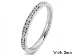 HY Wholesale Rings Jewelry 316L Stainless Steel Popular Rings-HY0127R008