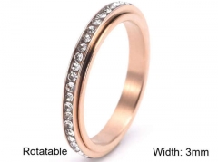 HY Wholesale Rings Jewelry 316L Stainless Steel Popular Rings-HY0127R004