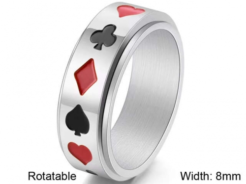HY Wholesale Rings Jewelry 316L Stainless Steel Popular Rings-HY0127R206