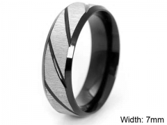 HY Wholesale Rings Jewelry 316L Stainless Steel Popular Rings-HY0125R035