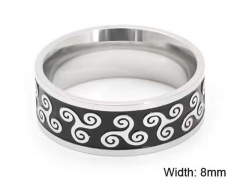 HY Wholesale Rings Jewelry 316L Stainless Steel Popular Rings-HY0125R059