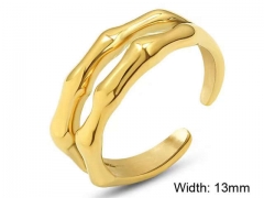 HY Wholesale Rings Jewelry 316L Stainless Steel Popular Rings-HY0124R163