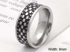HY Wholesale Rings Jewelry 316L Stainless Steel Popular Rings-HY0125R048