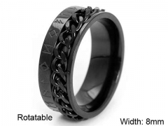 HY Wholesale Rings Jewelry 316L Stainless Steel Popular Rings-HY0125R022