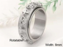 HY Wholesale Rings Jewelry 316L Stainless Steel Popular Rings-HY0125R041
