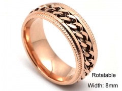 HY Wholesale Rings Jewelry 316L Stainless Steel Popular Rings-HY0127R034