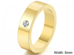HY Wholesale Rings Jewelry 316L Stainless Steel Popular Rings-HY0127R066