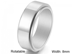 HY Wholesale Rings Jewelry 316L Stainless Steel Popular Rings-HY0127R082