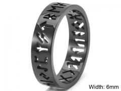 HY Wholesale Rings Jewelry 316L Stainless Steel Popular Rings-HY0127R056