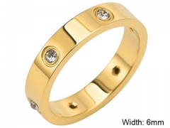 HY Wholesale Rings Jewelry 316L Stainless Steel Popular Rings-HY0127R134