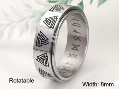 HY Wholesale Rings Jewelry 316L Stainless Steel Popular Rings-HY0125R008