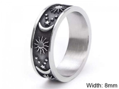 HY Wholesale Rings Jewelry 316L Stainless Steel Popular Rings-HY0125R101