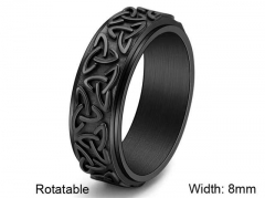 HY Wholesale Rings Jewelry 316L Stainless Steel Popular Rings-HY0127R223