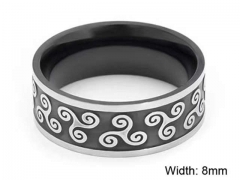 HY Wholesale Rings Jewelry 316L Stainless Steel Popular Rings-HY0125R058