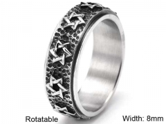 HY Wholesale Rings Jewelry 316L Stainless Steel Popular Rings-HY0127R092