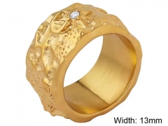 HY Wholesale Rings Jewelry 316L Stainless Steel Popular Rings-HY0124R268