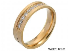 HY Wholesale Rings Jewelry 316L Stainless Steel Popular Rings-HY0127R159