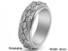 HY Wholesale Rings Jewelry 316L Stainless Steel Popular Rings-HY0127R079