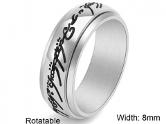 HY Wholesale Rings Jewelry 316L Stainless Steel Popular Rings-HY0127R024